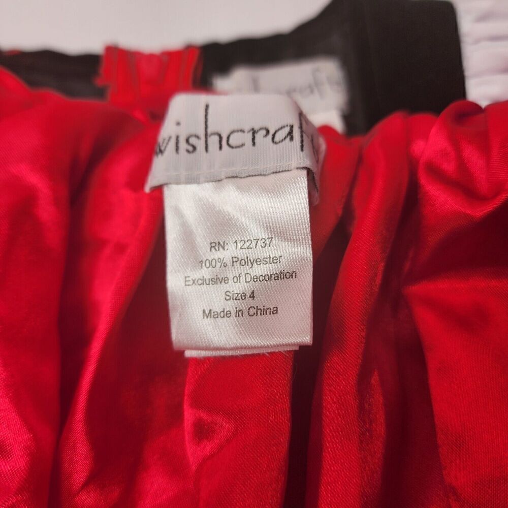 Chasing Fireflies Wishcfaft Little Red Ridding Hood Sz 4 Dress, Cape - Picture 8 of 8